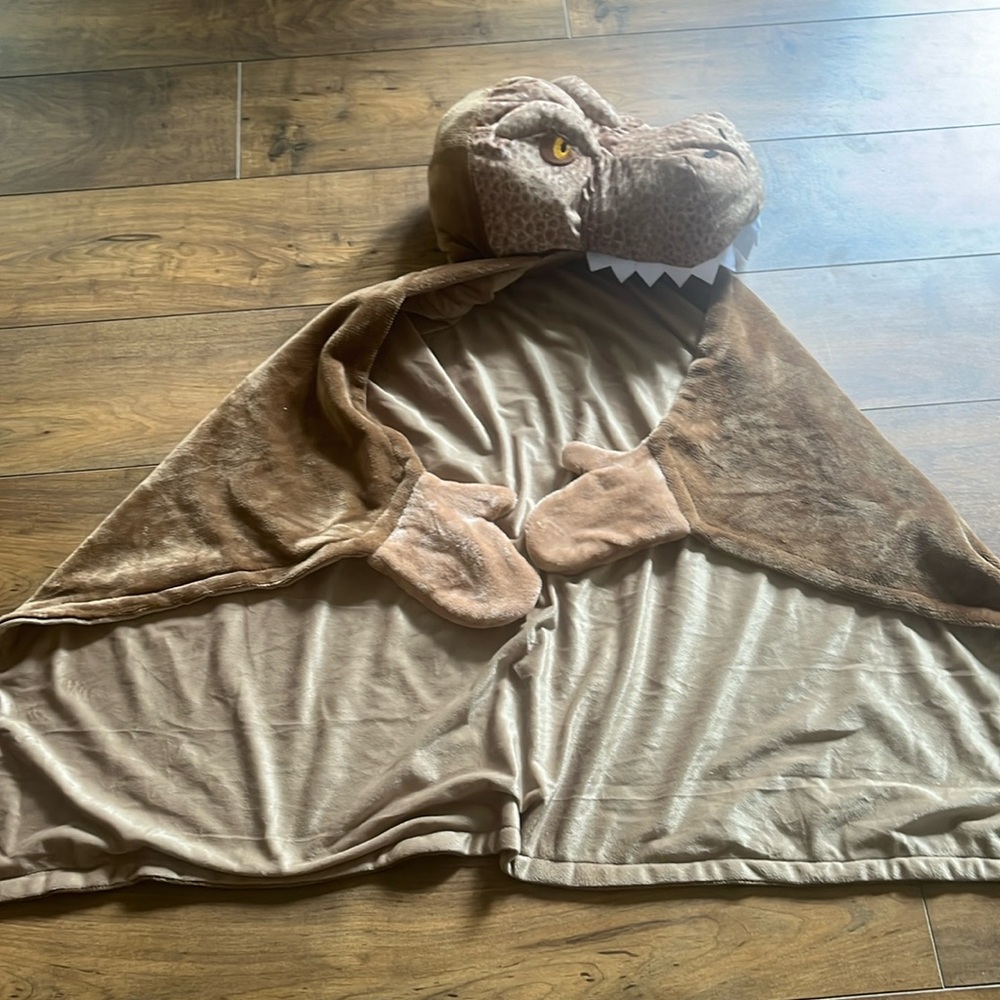 Jurassic World TRex blanket
